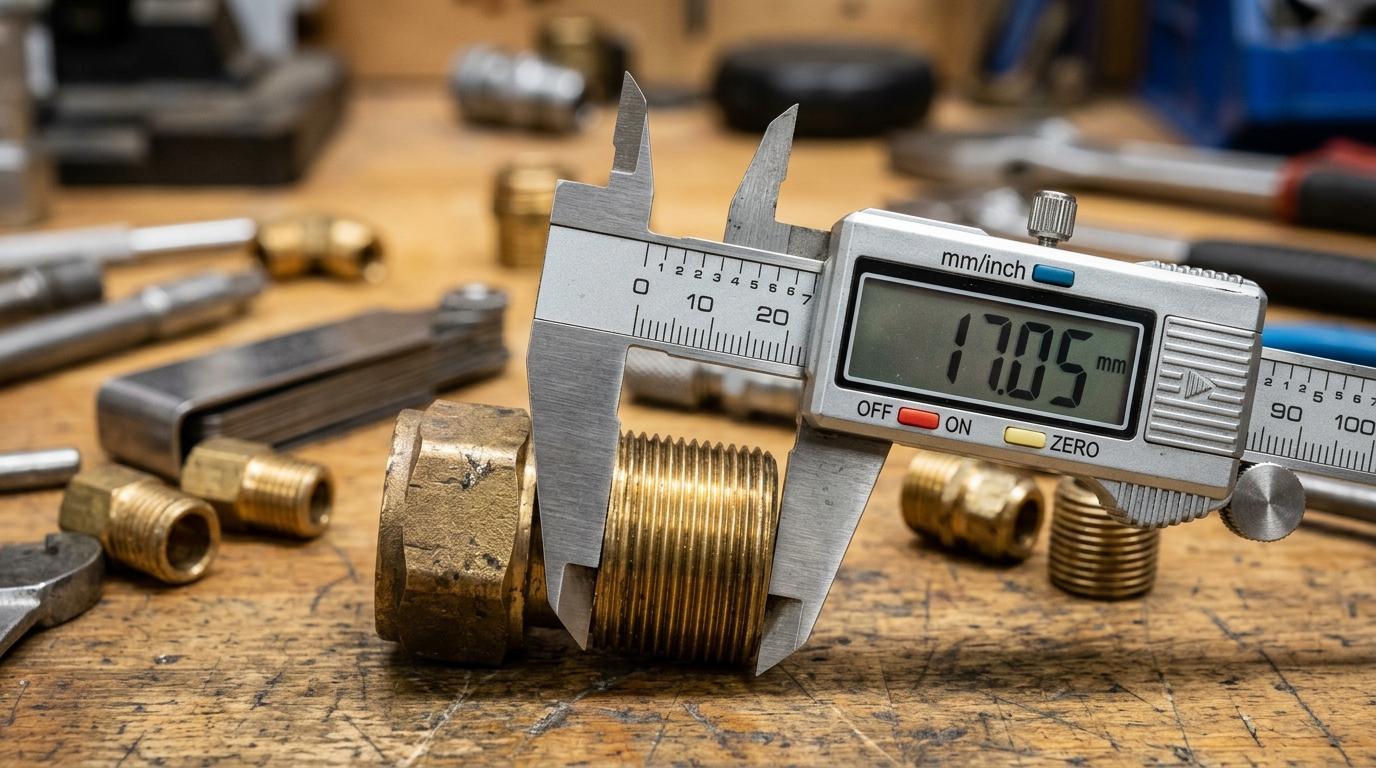 How to Read Brass Fitting Sizes, NPT, Tube OD, Hose ID and Dash Sizes