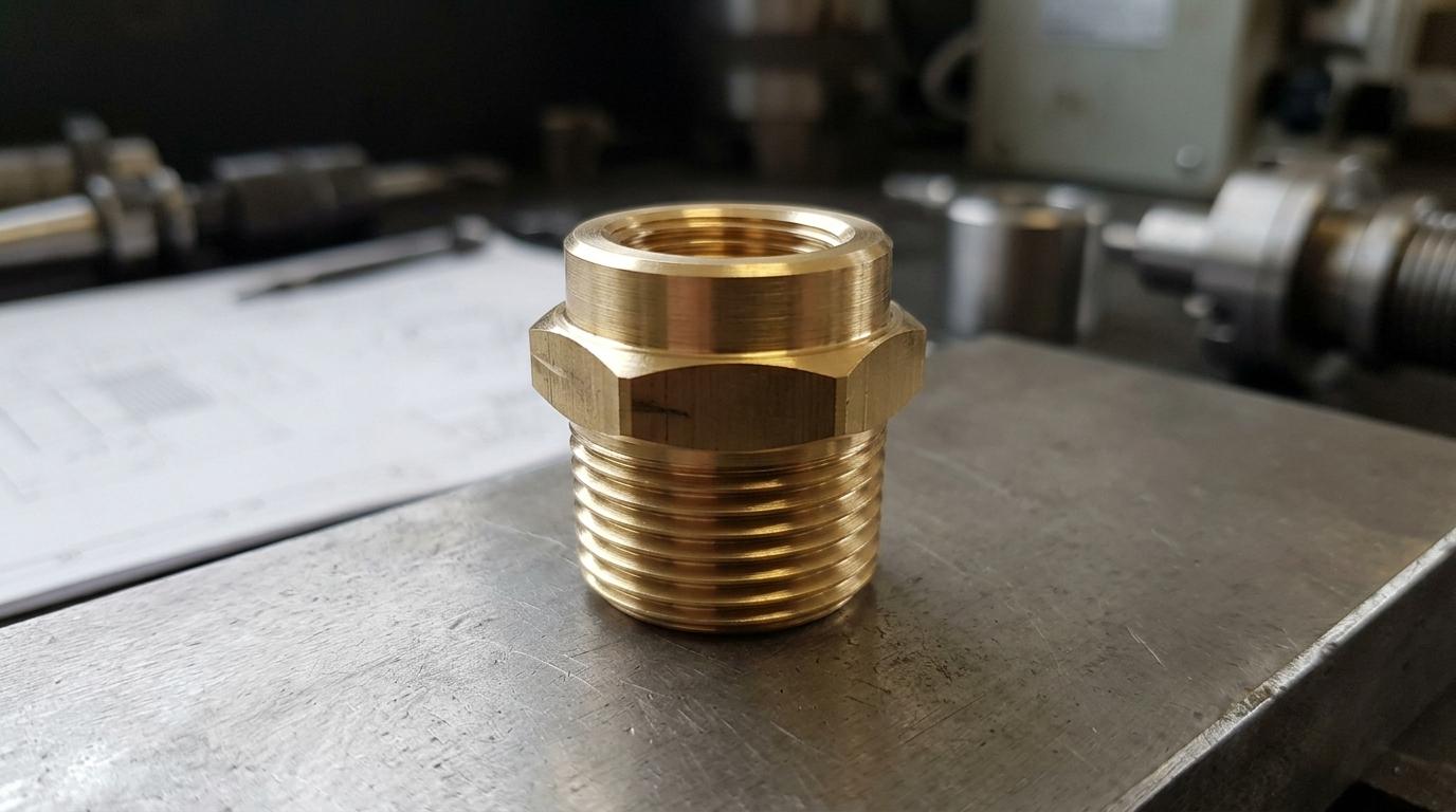 Custom Machined Brass Parts, Print to Part