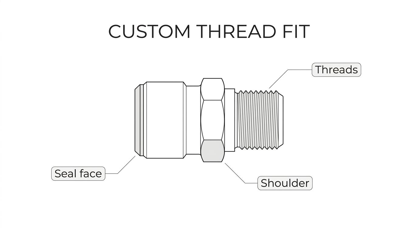 Custom Machined Brass Parts, Print to Part