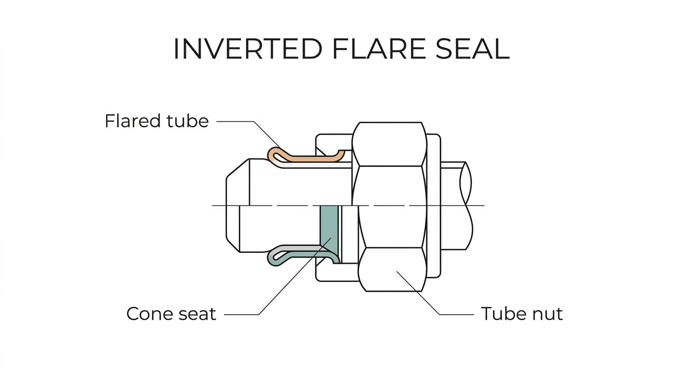 7 Inverted Flare Brass Fittings for Shop Air Lines