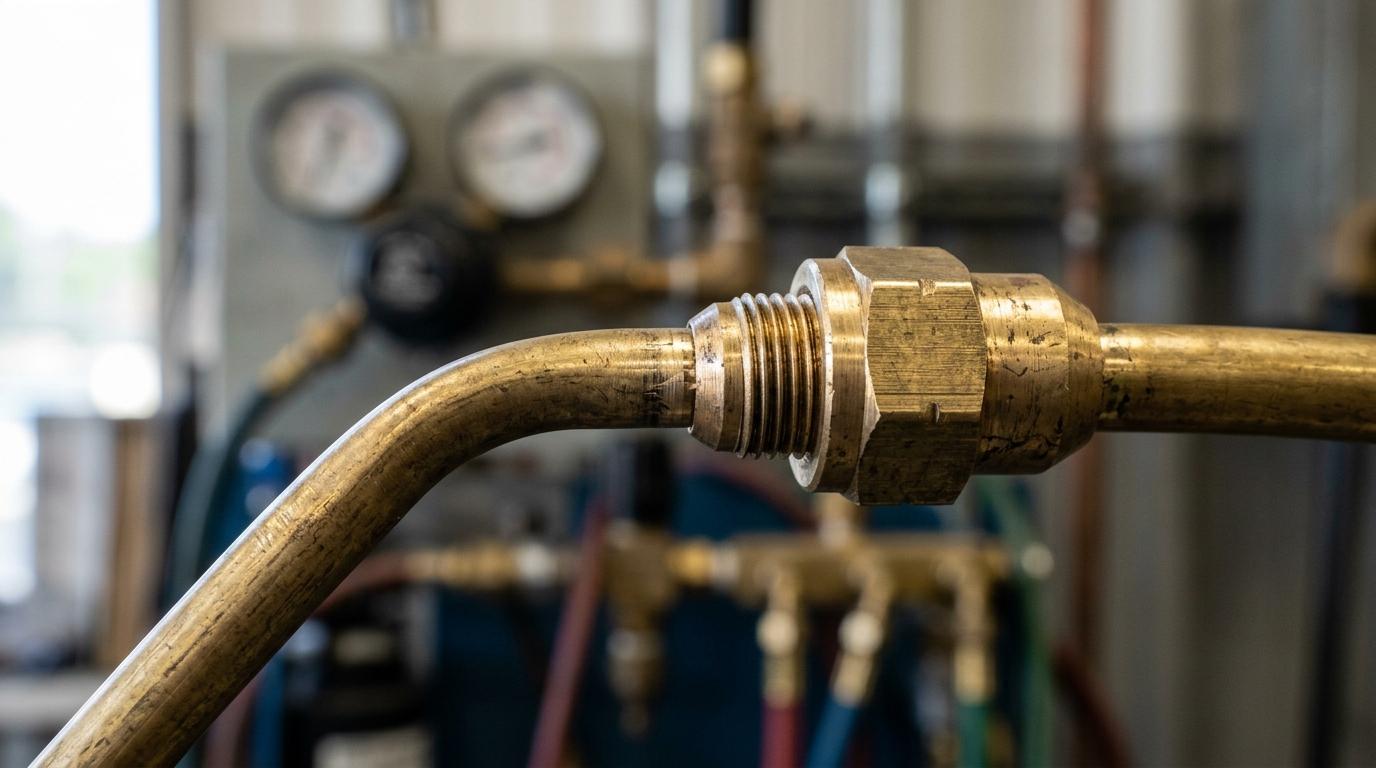 7 Inverted Flare Brass Fittings for Shop Air Lines