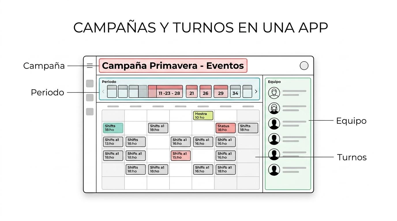 TuPersonal para turnos HORECA, cuadrantes y cobertura real de la operación