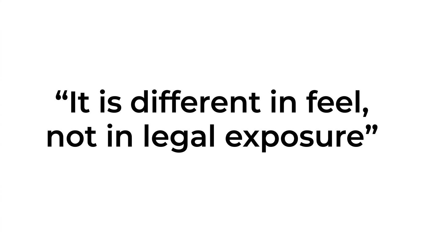 Highlighted quote stating that boating may feel different from driving, but not in legal exposure.