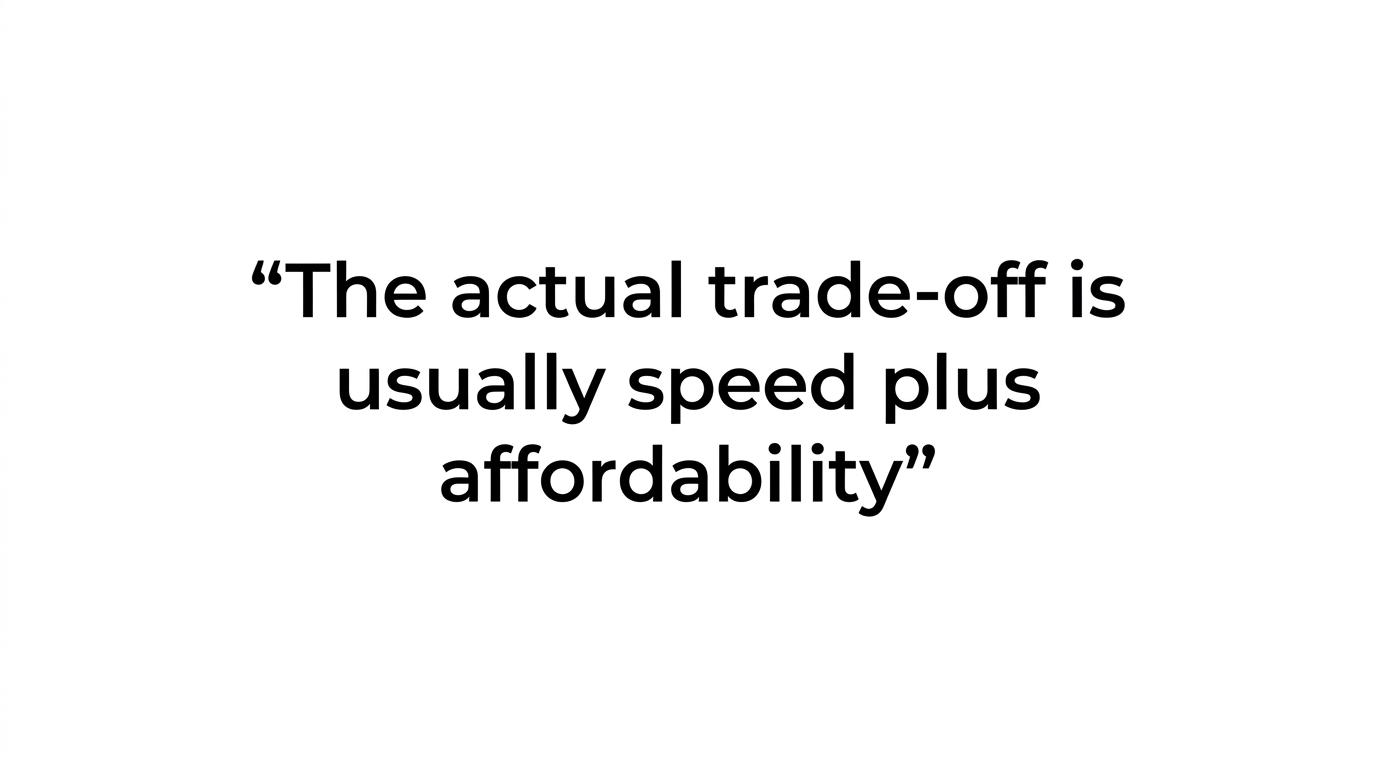 Highlighted quote emphasizing that the best fulfillment strategy balances delivery speed with affordable shipping costs.