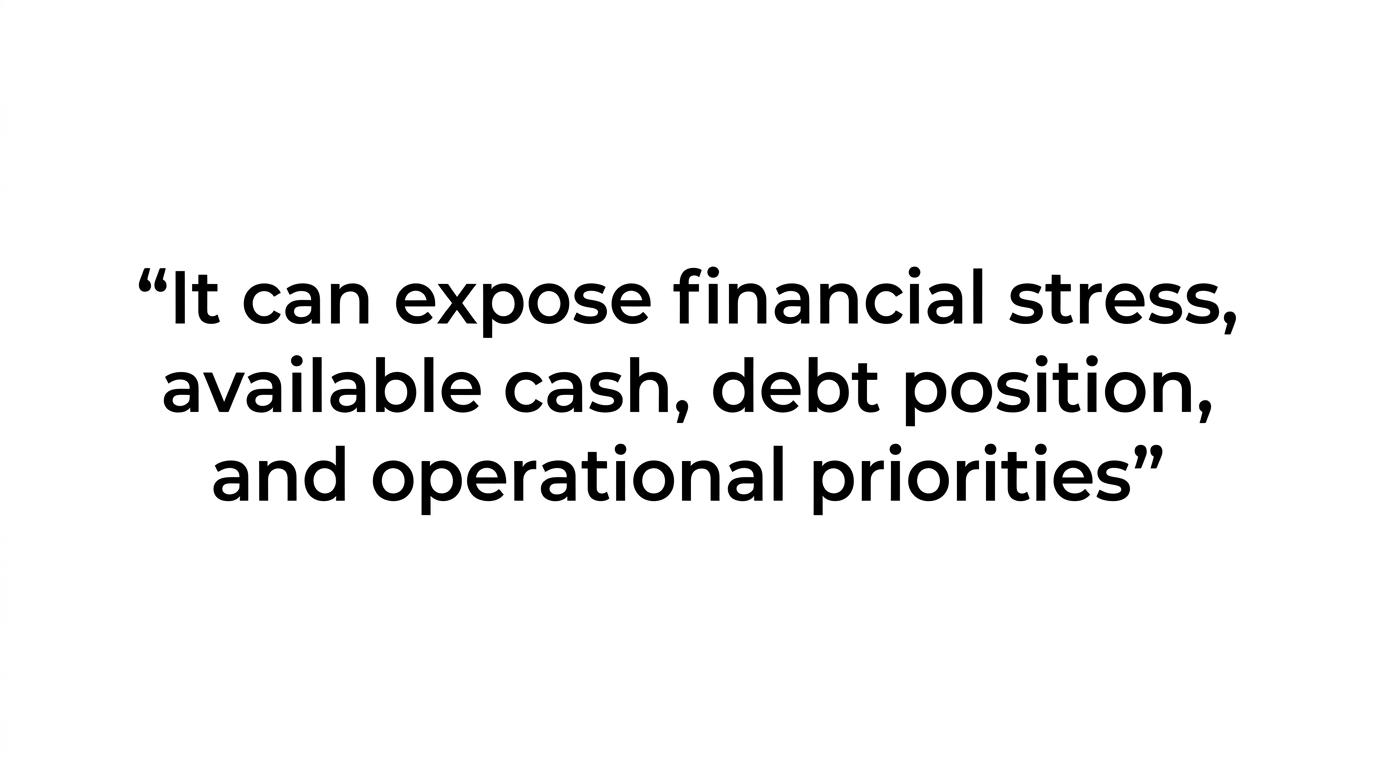 Highlighted quote stating that a balance report can still be highly sensitive.