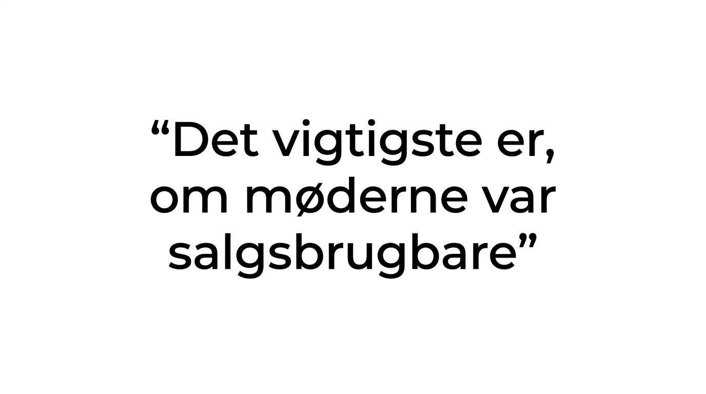 Fremhævet citat om at en fuld kalender ikke i sig selv betyder, at en pilotkampagne er en succes.