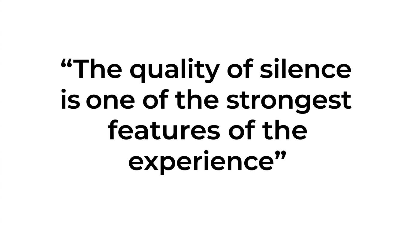 Highlighted quote reading, 'That stillness is one reason nature-focused travelers rate the activity so highly.'
