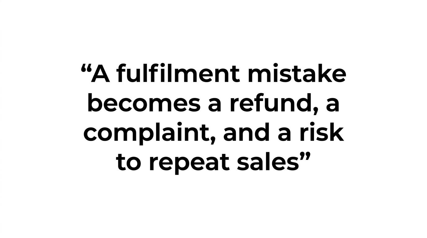 A highlighted quote emphasizing that damaged, expired, or poorly handled collagen orders quickly turn into complaints and lost repeat sales.