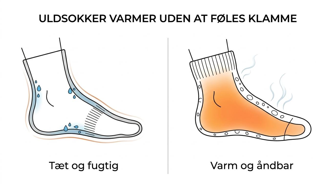 Side-by-side comparison of wool, cotton, and synthetic socks for warmth, breathability, and comfort at home.