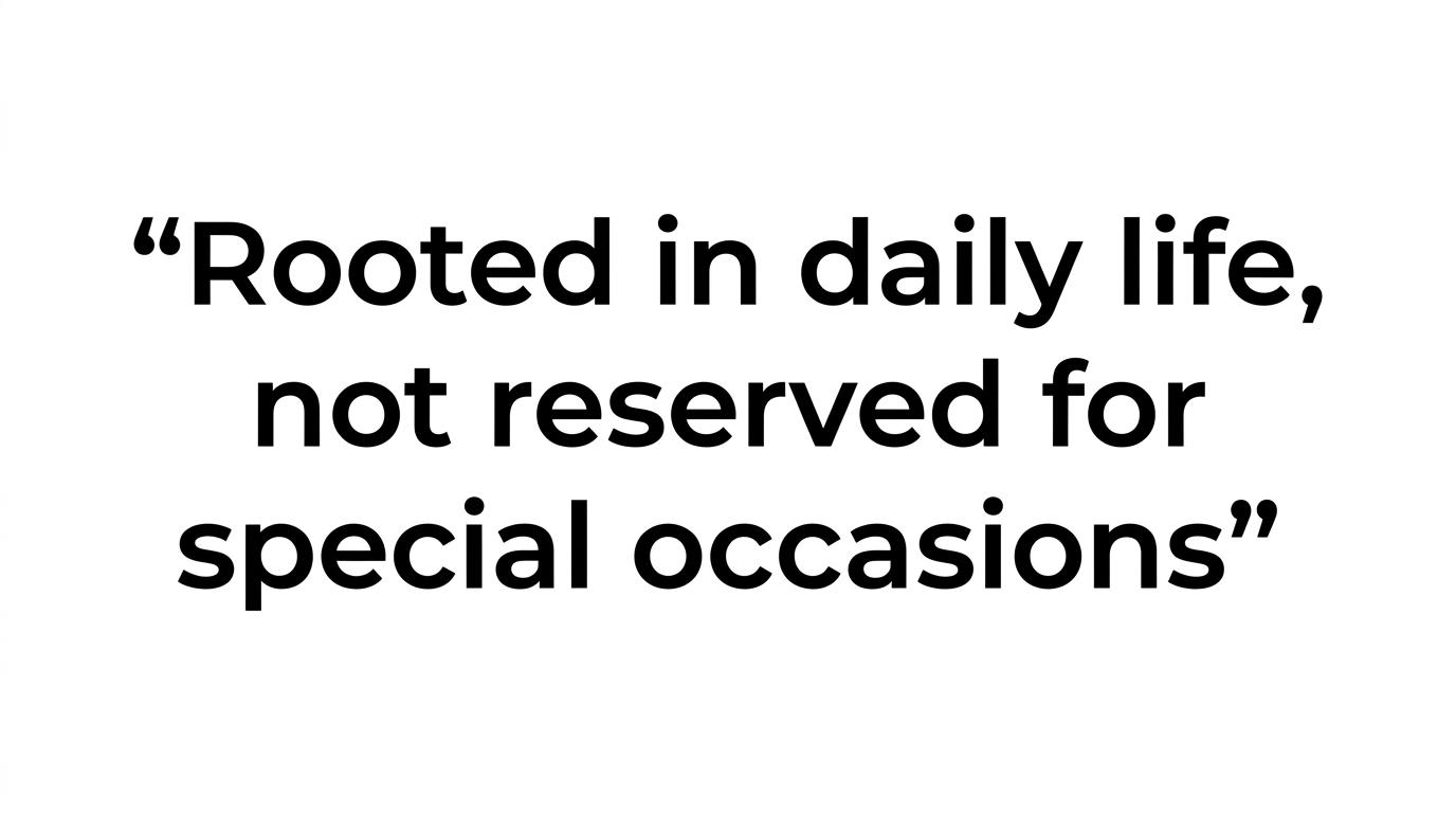 Quote highlight featuring the line 'The ordinary is the attraction.'