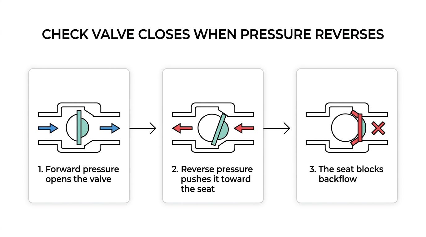 How Check Valves Prevent Backflow in Fluid Systems
