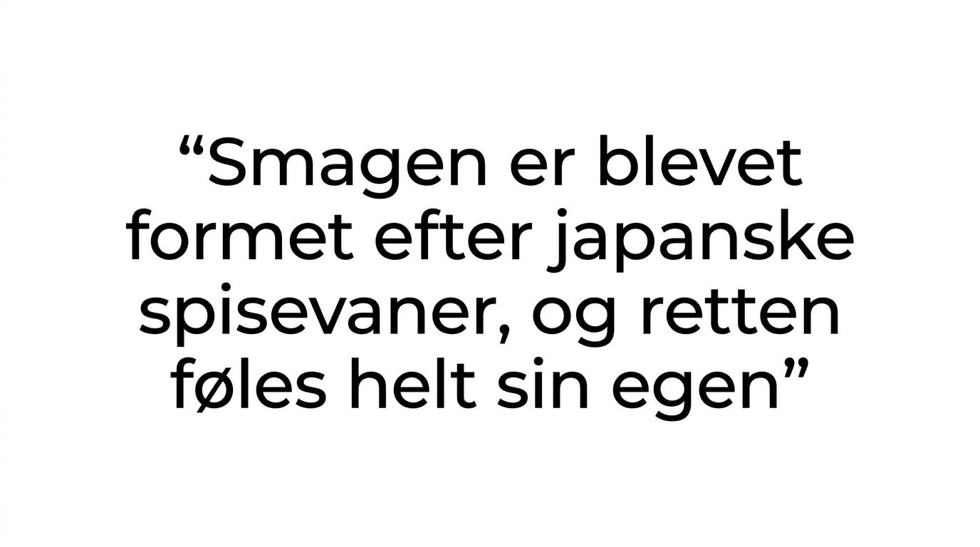 Fremhævet citat om japansk karry som både importeret idé og lokal tradition.
