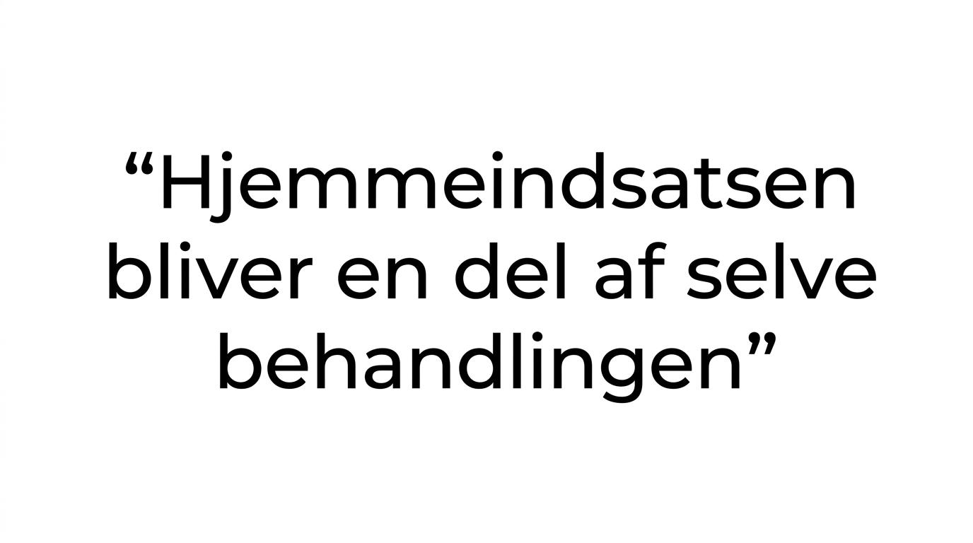 7 svar om allergibehandling og realistiske forventninger 2 Highlighted quote about home practice being part of treatment.