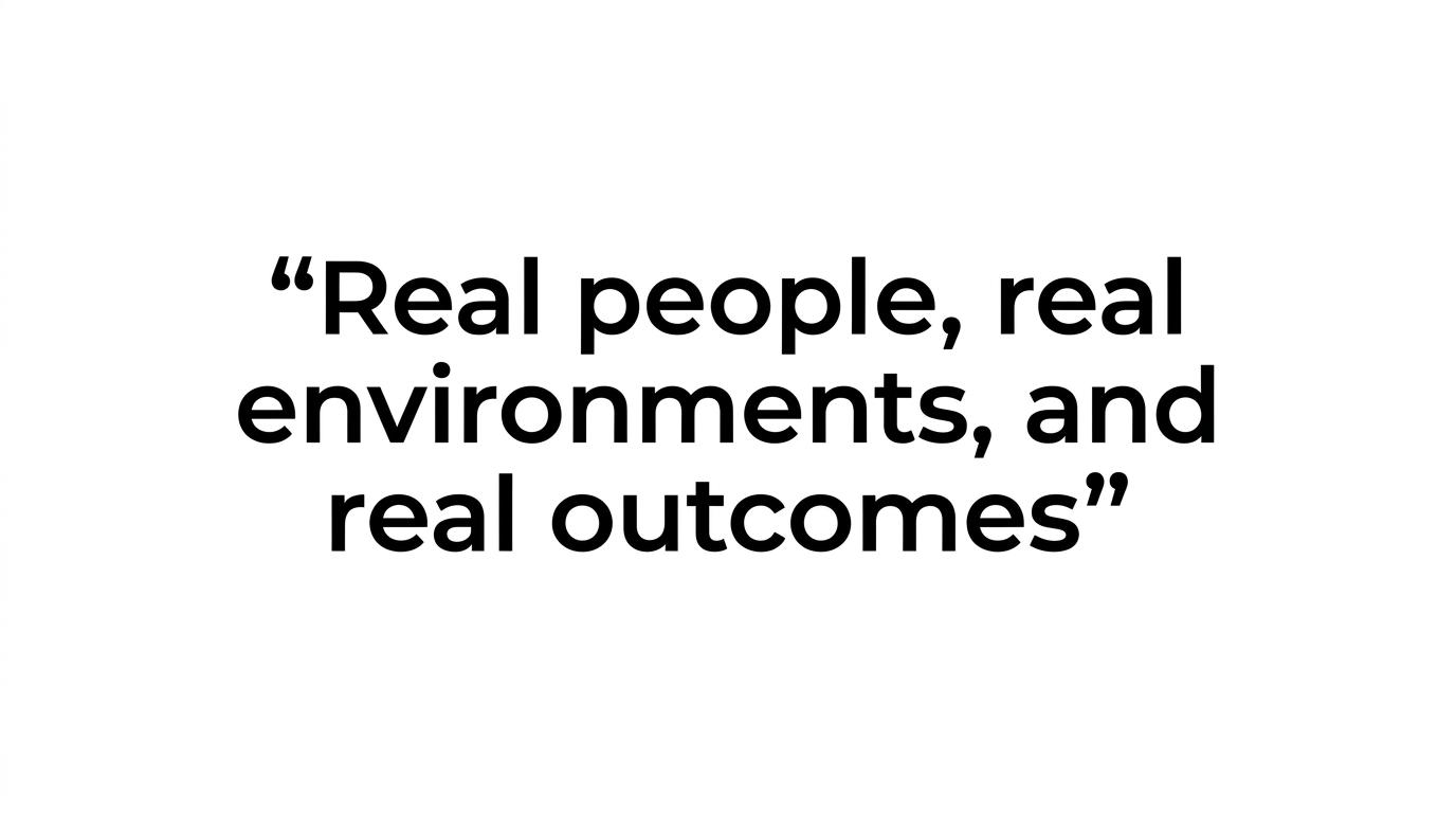 Quote graphic highlighting the idea that promotional video creates attention while documentary-style video creates belief.